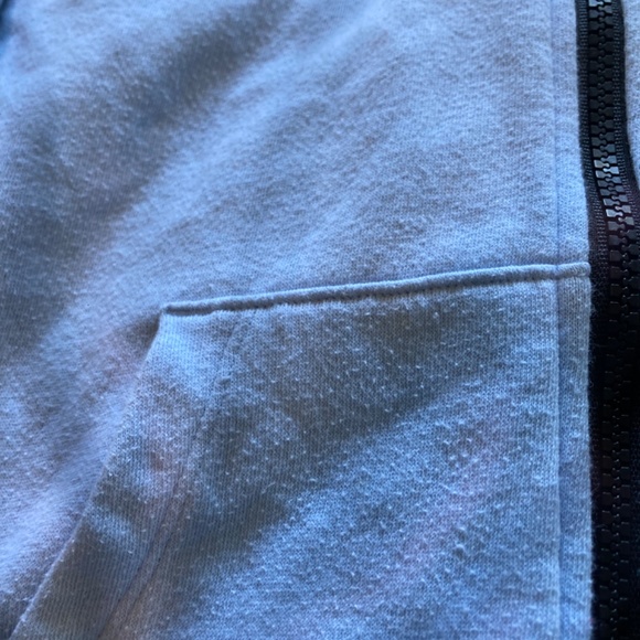 PINK Victoria’s Secret Baby Blue fleece zip-up hoodie - Picture 5 of 5